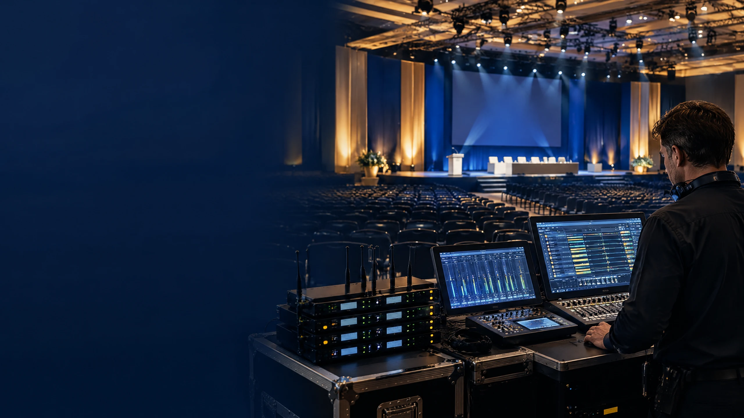 Professional conference audiovisual and interpretation equipment