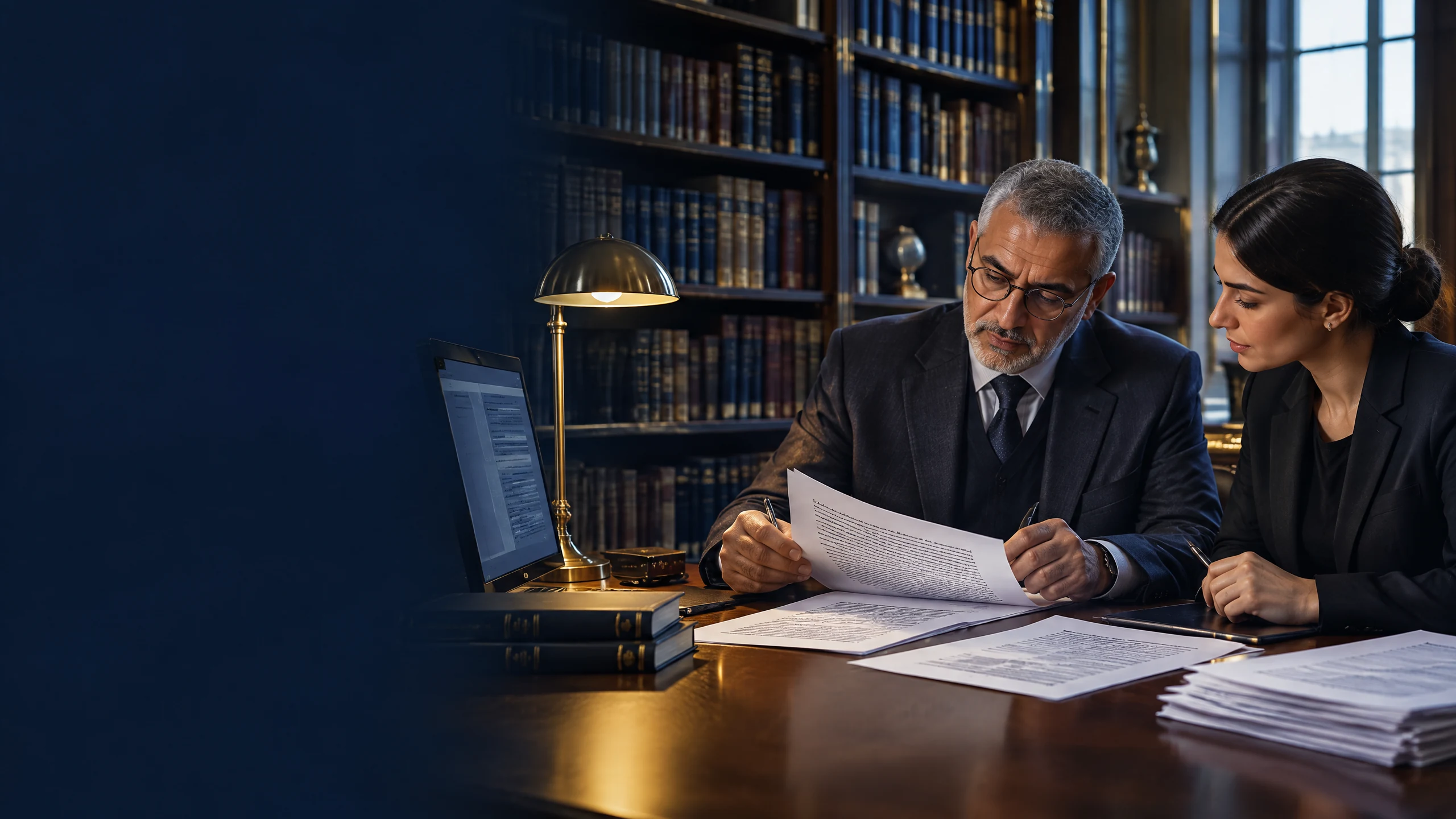 Professional editor conducting multilingual linguistic quality assurance
